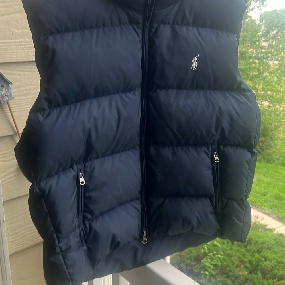 Ralph Lauren Black Quilted Vest for Layering